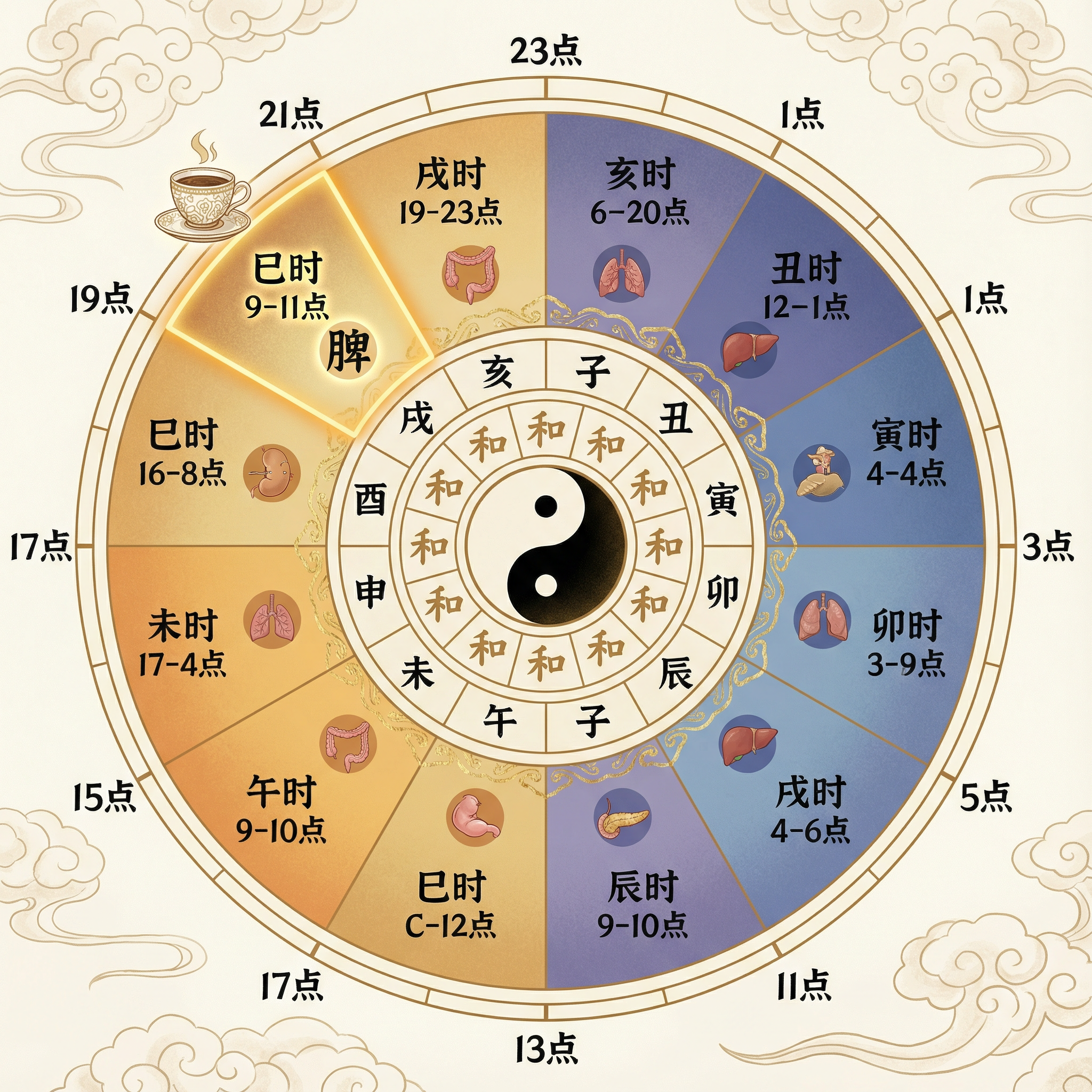 时辰养生钟